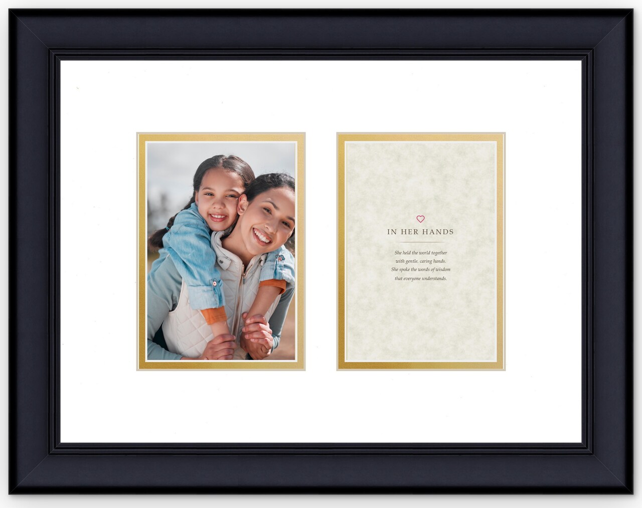CustomPictureFrames.com Mother's Day Frame - Multiple Sizes Made in the USA